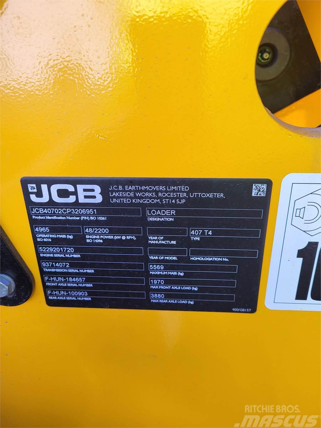 JCB 407 Wheel loaders