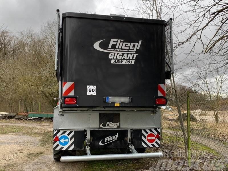 Fliegl ASW 281 GIGANT FOX + Top Lift Light 40m³ Other farming trailers