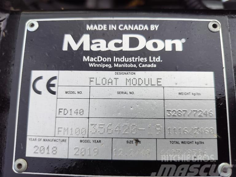 MacDon FD 140 Combine harvester spares & accessories