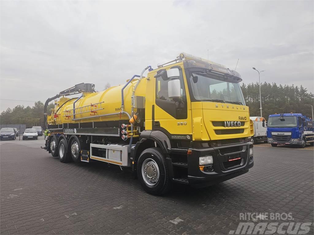 Iveco RAVO WUKO FOR CHANNEL CLEANING druck saug kanal Sewage disposal Trucks