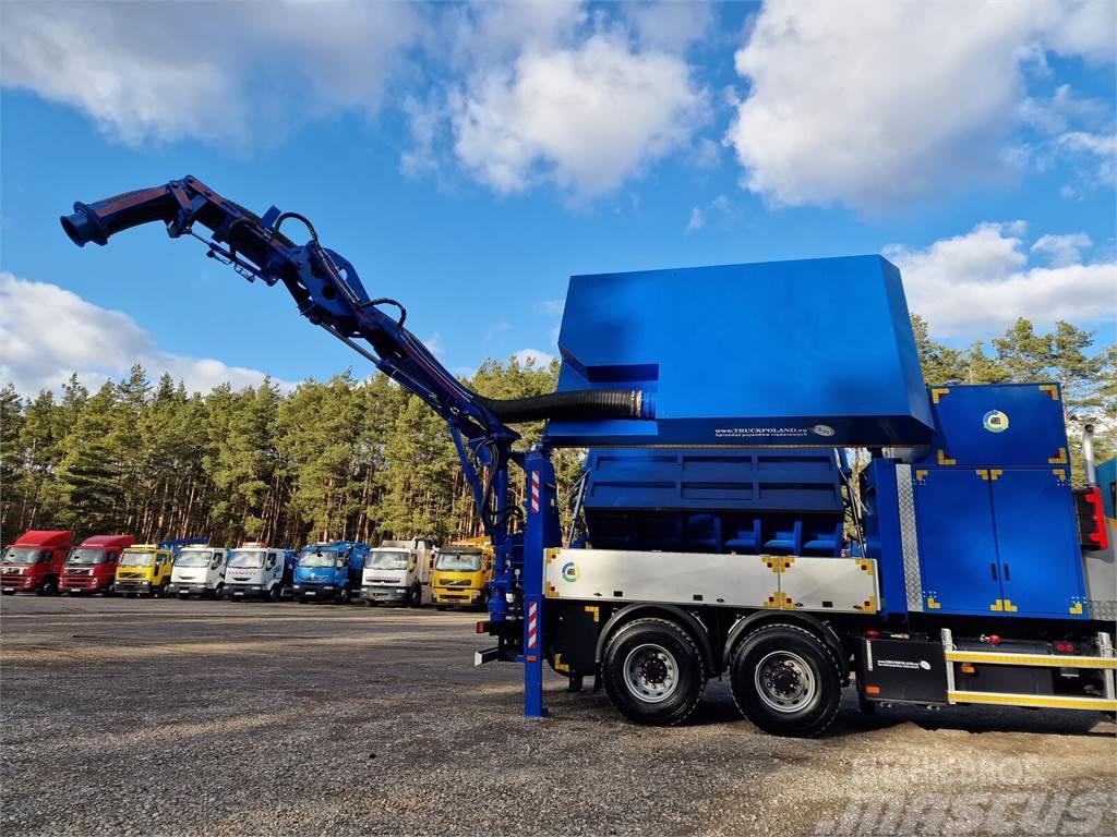 Renault MTS DINO 3 Saugbagger vacuum cleaner excavator suc Sewage disposal Trucks