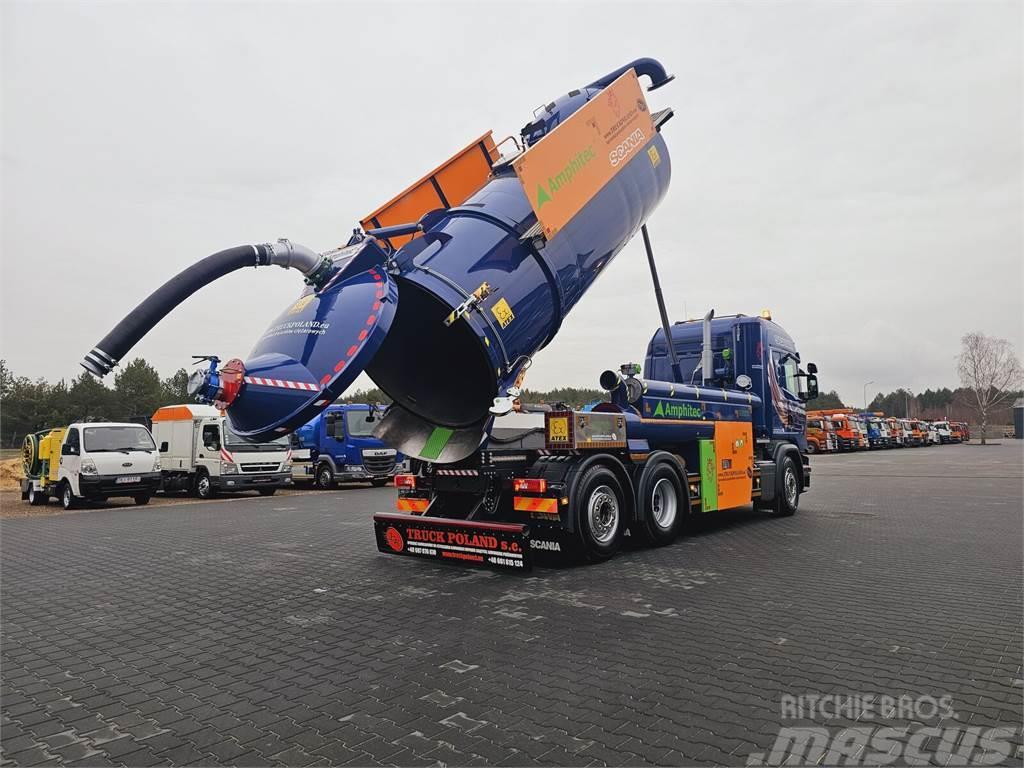 Scania Amphitec VORTEX ATEX EURO 6 vacuum suction loader Sewage disposal Trucks