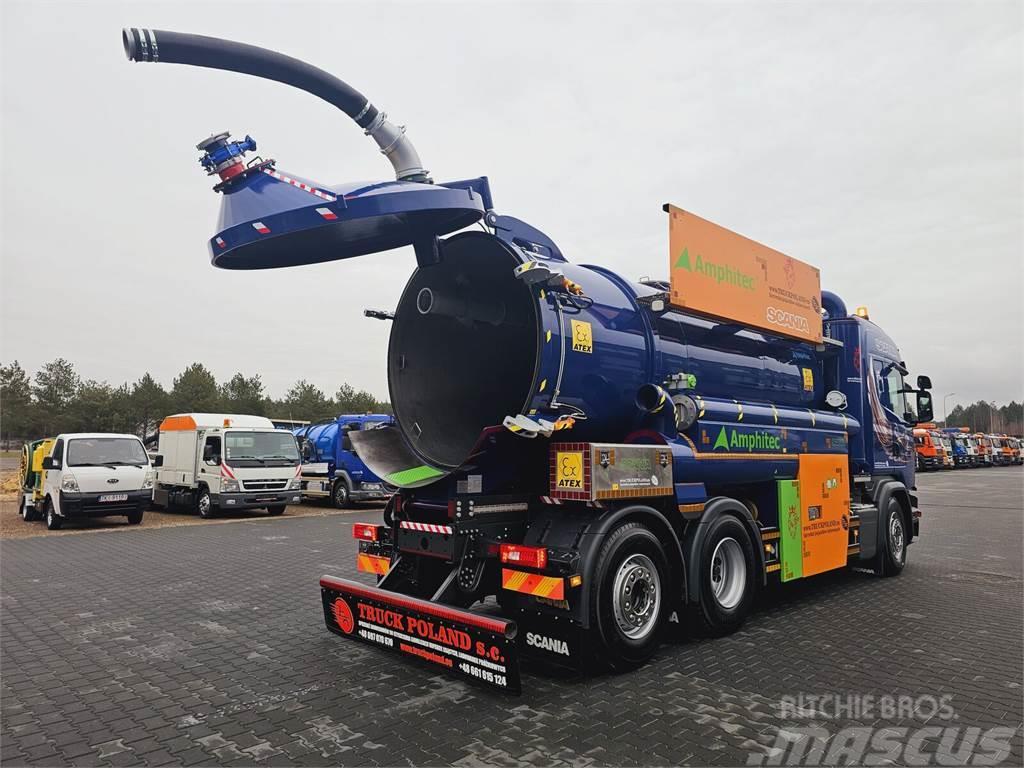 Scania Amphitec VORTEX ATEX EURO 6 vacuum suction loader Sewage disposal Trucks