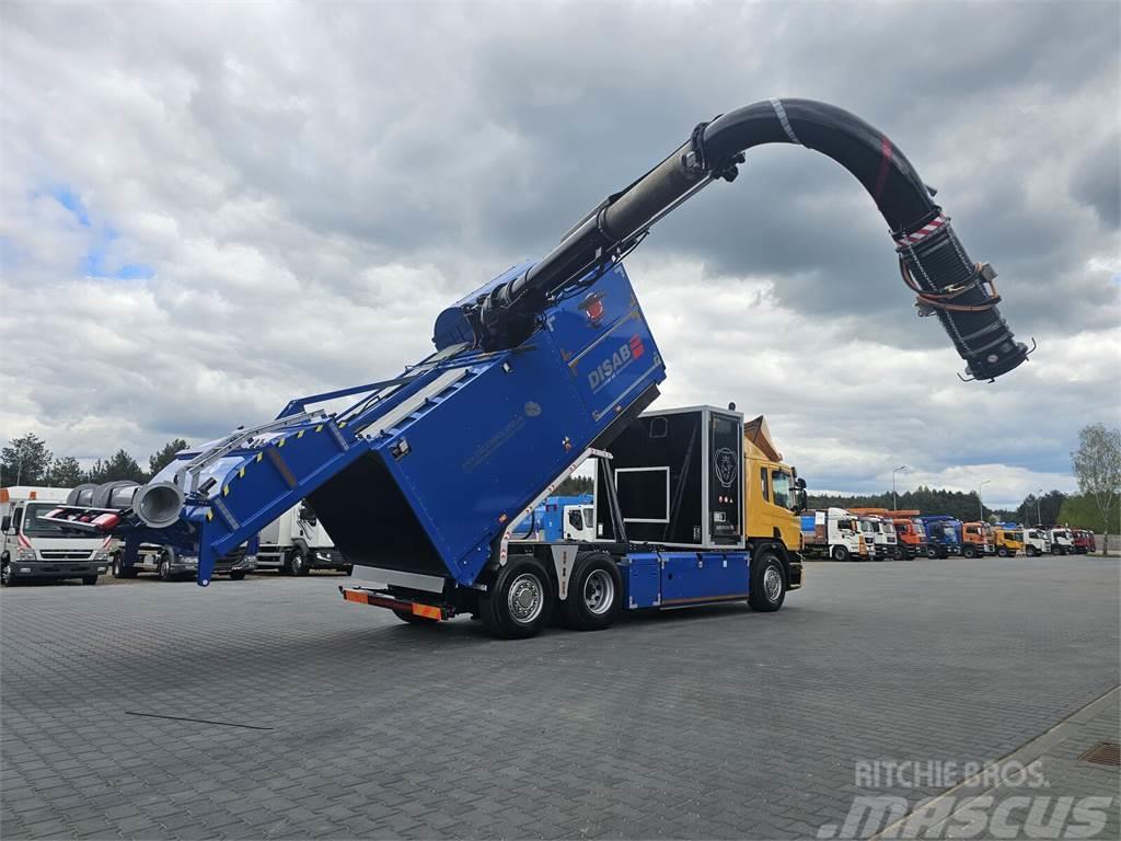 Scania DISAB ENVAC Saugbagger vacuum cleaner excavator su Sewage disposal Trucks