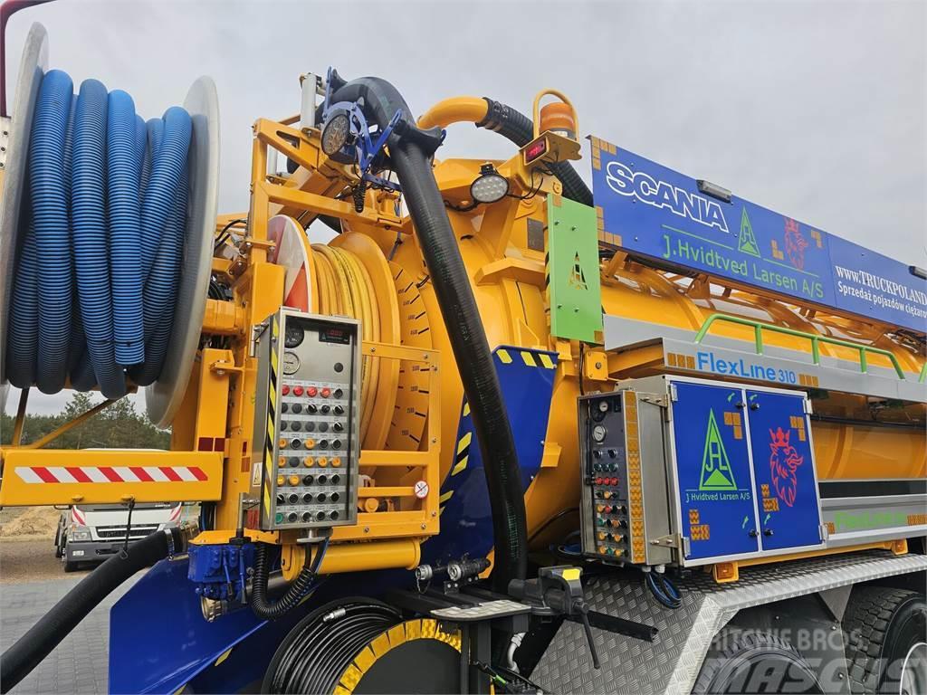 Scania WUKO LARSEN FLEX LINE 310 for collecting liquid wa Sewage disposal Trucks