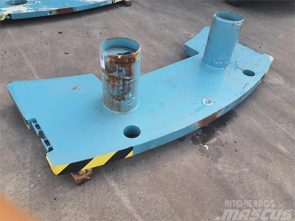 Faun ATF 60-3 counterweight 1.6T Crane spares & accessories