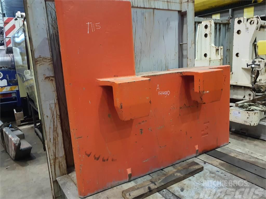 Grove GMK 6250/6300 left side counterweight 15 ton Crane spares & accessories