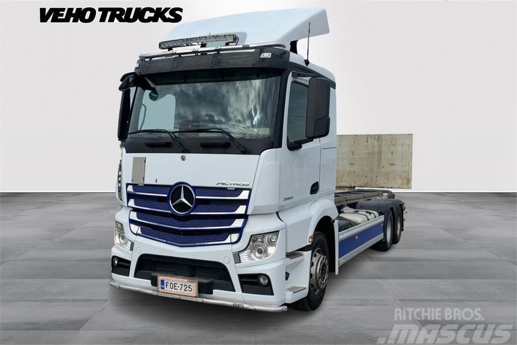 Mercedes-Benz ACTROS 5 L 2653L DNA Containerframe/Skiploader trucks